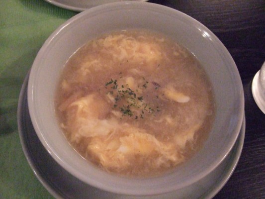 卵あんかけの中華スープ