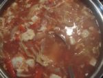 黒酢入り中華風トマトスープ
